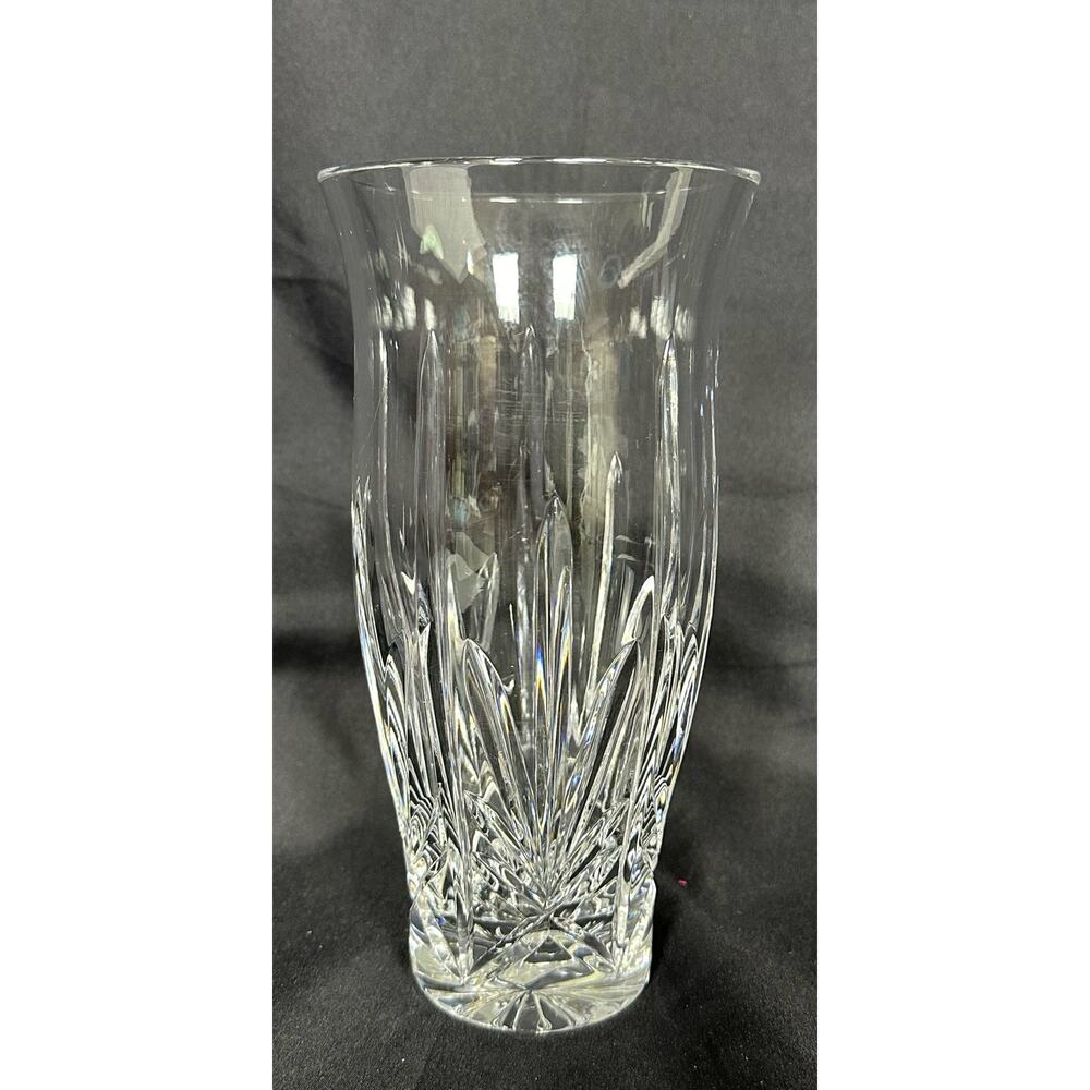 Irish Rose Leaded Crystal Vase Ireland-8"